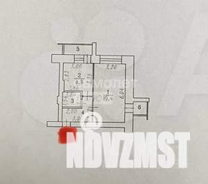 1-к квартира, вторичка, 37м2, 7/9 этаж