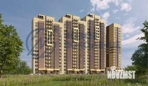 2-к квартира, строящийся дом, 65м2, 4/18 этаж