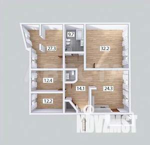 4-к квартира, вторичка, 144м2, 5/9 этаж