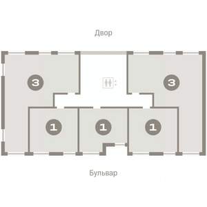 3-к квартира, вторичка, 85м2, 3/8 этаж