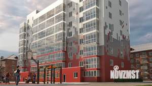 1-к квартира, строящийся дом, 35м2, 6/8 этаж