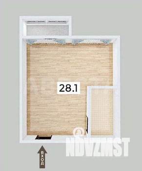 Студия квартира, вторичка, 34м2, 5/5 этаж