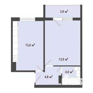 1-к квартира, вторичка, 36м2, 5/10 этаж