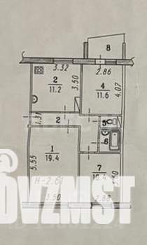 3-к квартира, вторичка, 65м2, 3/9 этаж