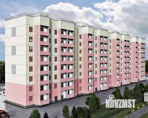 2-к квартира, строящийся дом, 68м2, 8/8 этаж