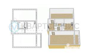 2-к квартира, вторичка, 44м2, 4/5 этаж