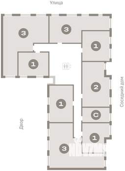 1-к квартира, вторичка, 41м2, 5/8 этаж