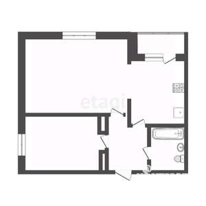 2-к квартира, вторичка, 42м2, 13/15 этаж