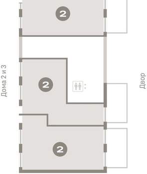 2-к квартира, вторичка, 95м2, 1/9 этаж