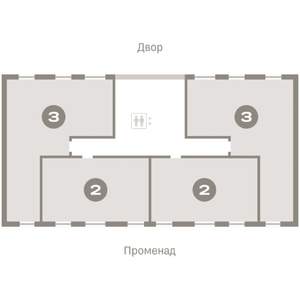 3-к квартира, вторичка, 128м2, 7/9 этаж
