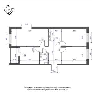 3-к квартира, вторичка, 81м2, 9/12 этаж