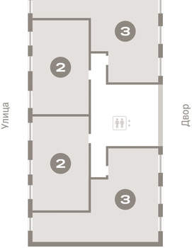 3-к квартира, вторичка, 84м2, 5/9 этаж