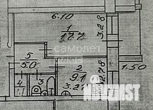 1-к квартира, вторичка, 36м2, 4/5 этаж