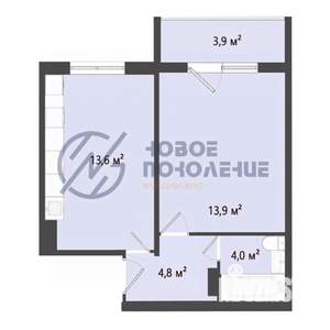 1-к квартира, вторичка, 36м2, 3/10 этаж