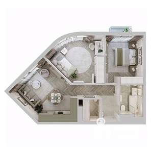 2-к квартира, вторичка, 61м2, 10/13 этаж