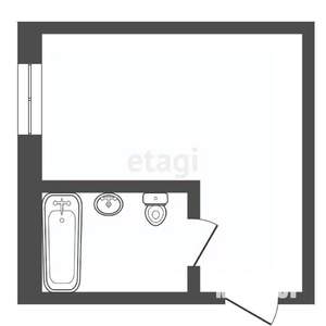 Студия квартира, вторичка, 30м2, 7/9 этаж