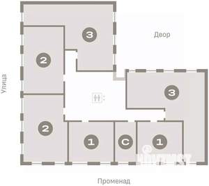 2-к квартира, вторичка, 65м2, 4/8 этаж