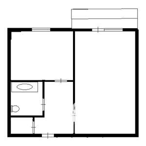 1-к квартира, вторичка, 30м2, 3/5 этаж