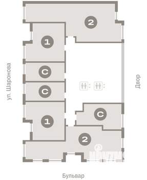 1-к квартира, вторичка, 42м2, 2/16 этаж
