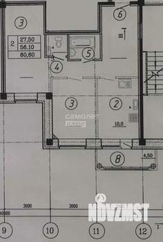 2-к квартира, вторичка, 61м2, 6/9 этаж