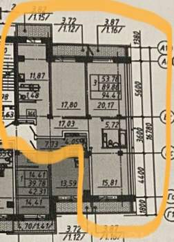 3-к квартира, вторичка, 90м2, 1/16 этаж