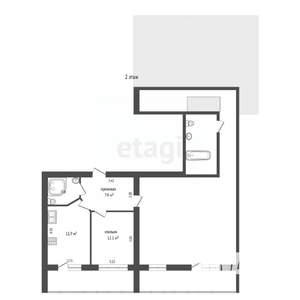 4-к квартира, вторичка, 106м2, 8/12 этаж
