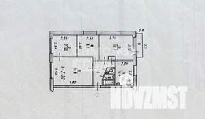 4-к квартира, вторичка, 59м2, 5/5 этаж