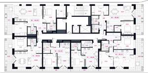 1-к квартира, вторичка, 70м2, 2/15 этаж