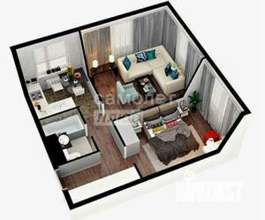 2-к квартира, вторичка, 63м2, 10/17 этаж