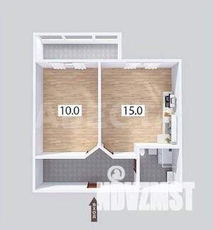 1-к квартира, вторичка, 33м2, 1/10 этаж