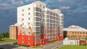 1-к квартира, строящийся дом, 45м2, 4/8 этаж