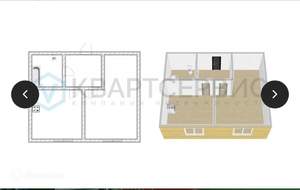 1-к квартира, вторичка, 34м2, 1/5 этаж