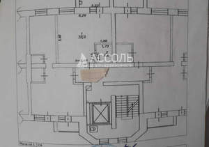 1-к квартира, вторичка, 39м2, 5/9 этаж