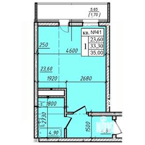 1-к квартира, вторичка, 35м2, 5/8 этаж
