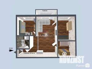 2-к квартира, вторичка, 45м2, 5/6 этаж