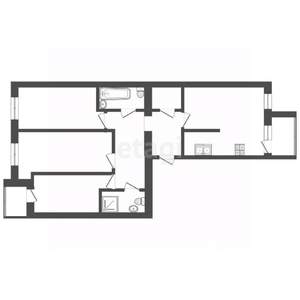 3-к квартира, вторичка, 92м2, 9/15 этаж