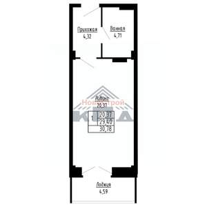 1-к квартира, вторичка, 31м2, 14/16 этаж