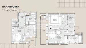 1-к квартира, сданный дом, 41м2, 3/18 этаж