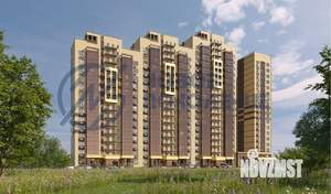 2-к квартира, строящийся дом, 65м2, 3/18 этаж