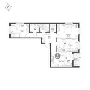 3-к квартира, вторичка, 83м2, 5/6 этаж