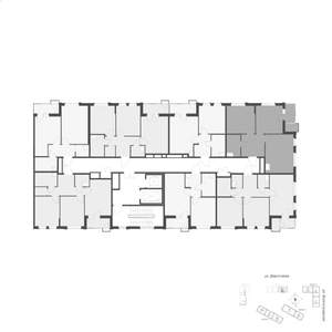 2-к квартира, вторичка, 56м2, 7/8 этаж