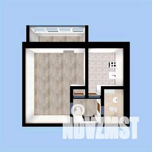 1-к квартира, вторичка, 30м2, 2/5 этаж