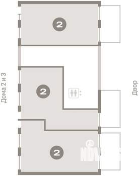 2-к квартира, вторичка, 101м2, 1/9 этаж