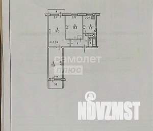 3-к квартира, вторичка, 63м2, 2/9 этаж