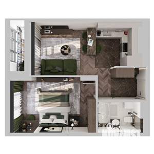 1-к квартира, вторичка, 44м2, 5/12 этаж