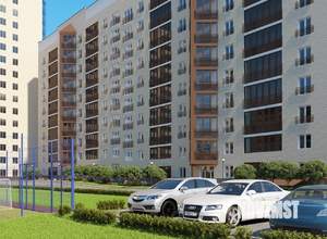3-к квартира, строящийся дом, 73м2, 2/10 этаж