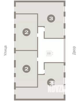 3-к квартира, вторичка, 84м2, 4/9 этаж