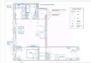 3-к квартира, вторичка, 66м2, 5/5 этаж