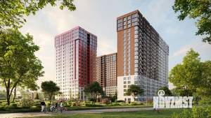 3-к квартира, строящийся дом, 72м2, 5/21 этаж
