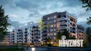 1-к квартира, строящийся дом, 51м2, 3/4 этаж